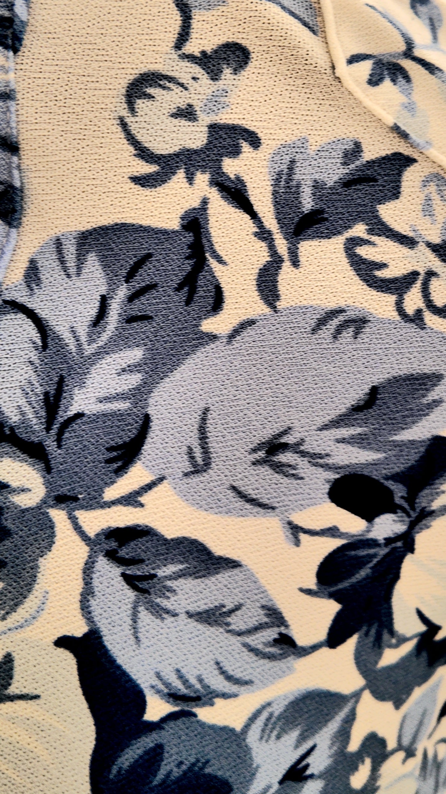 Blue & White Majora Floral Dress